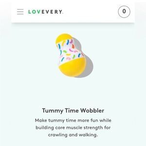 LOVEVERY Tummy Time Wobbler